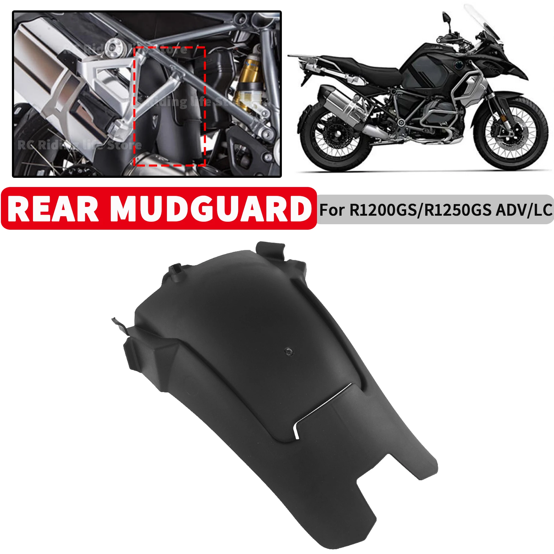Motorcycle Mudguard Sand Shield For BMW R1200GS R1250GS R 1200 GS 1250R ADV LC Lengthen Rear Fender Wheel Extension Splash Guard
Motorcycle Mudguard Sand Shield For BMW R1200GS R1250GS R 1200 GS 1250R ADV LC Lengthen Rear Fender Wheel Extension Splash Guard