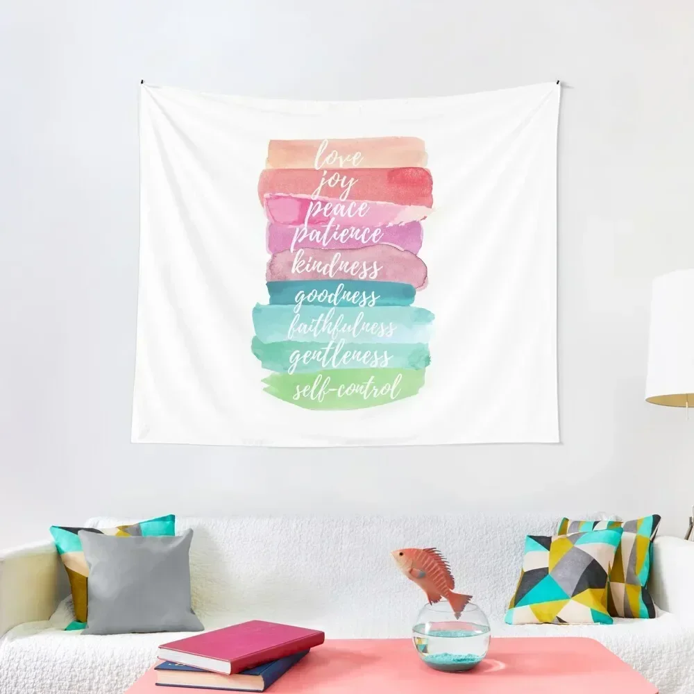 Fruit of the Spirit Watercolor Rainbow Design Tapestry Things To The Room Cute Decor Tapestry
Fruit of the Spirit Watercolor Rainbow Design Tapestry Things To The Room Cute Decor Tapestry