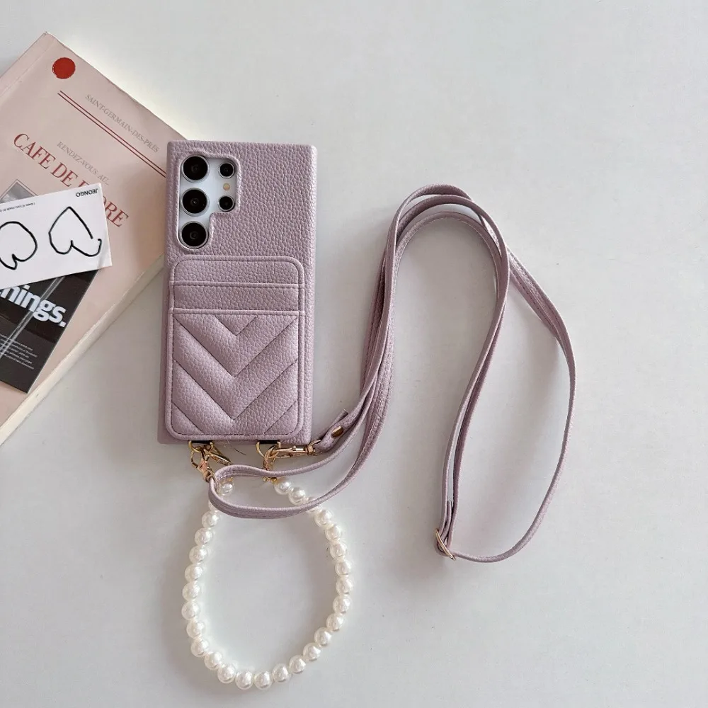 Crossbody Wrist Strap with Card Holder Phone Case for Samsung Galaxy S23 FE S24 Ultra S22 Plus A05 A05S A15 A25 A35 A55 A34 A54
Crossbody Wrist Strap with Card Holder Phone Case for Samsung Galaxy S23 FE S24 Ultra S22 Plus A05 A05S A15 A25 A35 A55 A34 A54