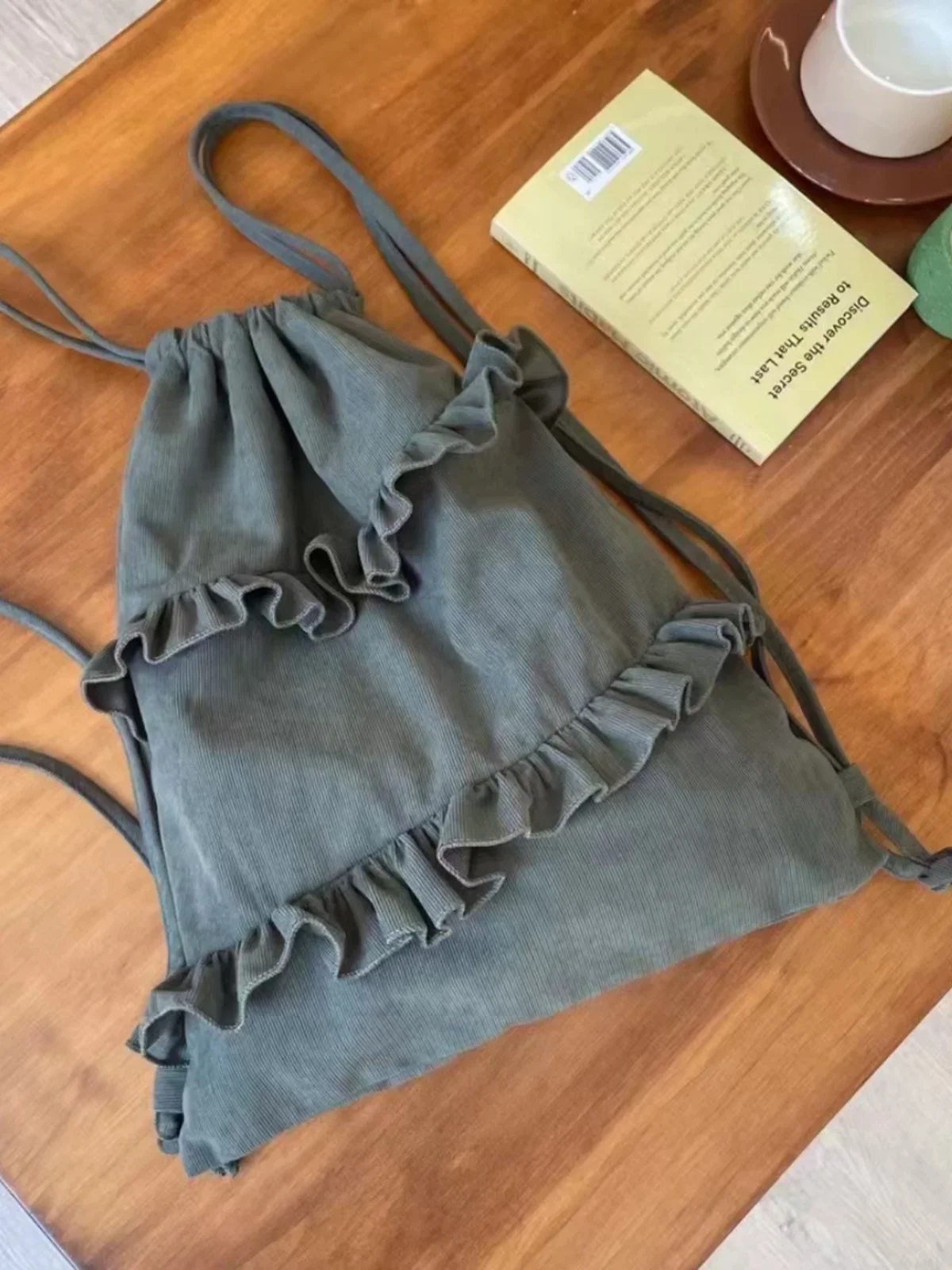 Miyagawa Ins Style Causal Ruffle Backpack 2025 Korean Niche Design Corduroy Drawstring Women's Backpacks
Miyagawa Ins Style Causal Ruffle Backpack 2025 Korean Niche Design Corduroy Drawstring Women's Backpacks