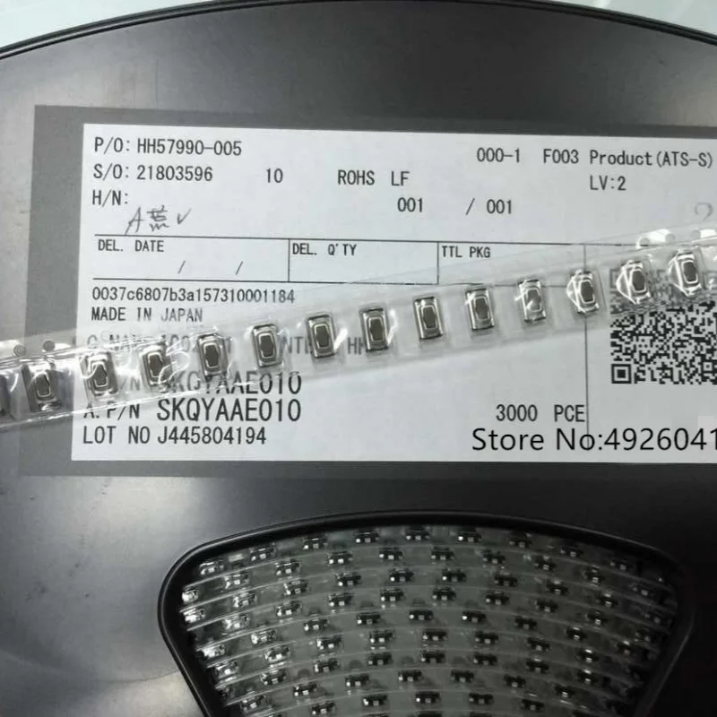 10 шт. 3X6X2,5 сенсорный переключатель SKQYAAE010 патч 2-контактная кнопка цветка сливы водонепроницаемая
10 шт. 3X6X2,5 сенсорный переключатель SKQYAAE010 патч 2-контактная кнопка цветка сливы водонепроницаемая