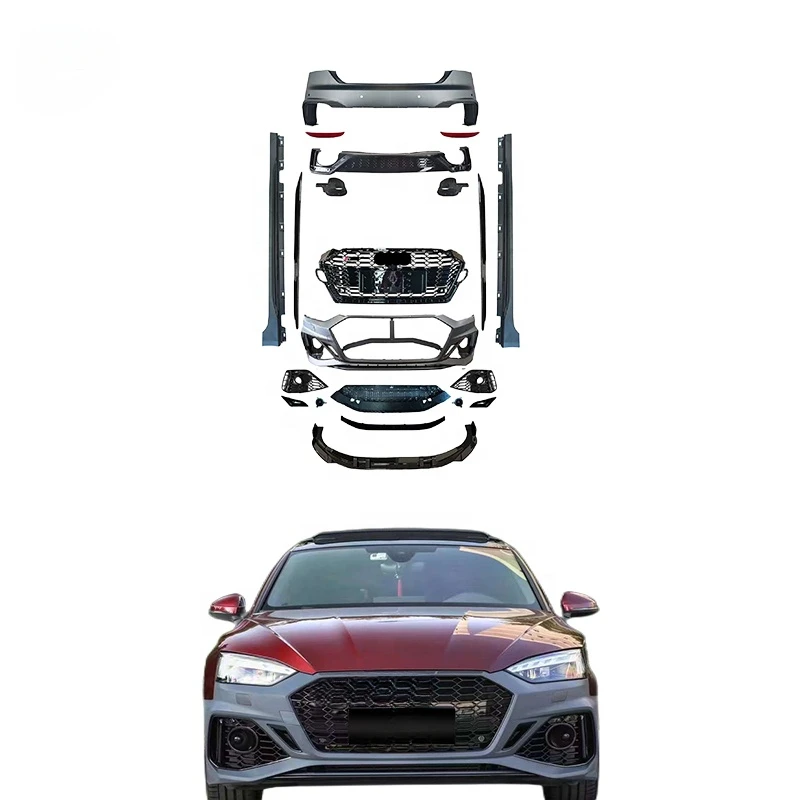 Auto parts Body Kits For A5 S5 to RS5 car bumper side skirt diffuser RS5 bodykit
Auto parts Body Kits For A5 S5 to RS5 car bumper side skirt diffuser RS5 bodykit