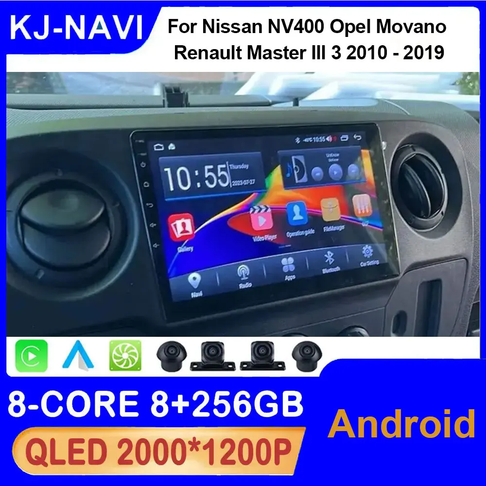 Android Auto For Nissan NV400 Opel Movano Renault Master III 3 2010 - 2019 Car Radio Multimedia Wireless Carplay Bluetooth
Android Auto For Nissan NV400 Opel Movano Renault Master III 3 2010 - 2019 Car Radio Multimedia Wireless Carplay Bluetooth