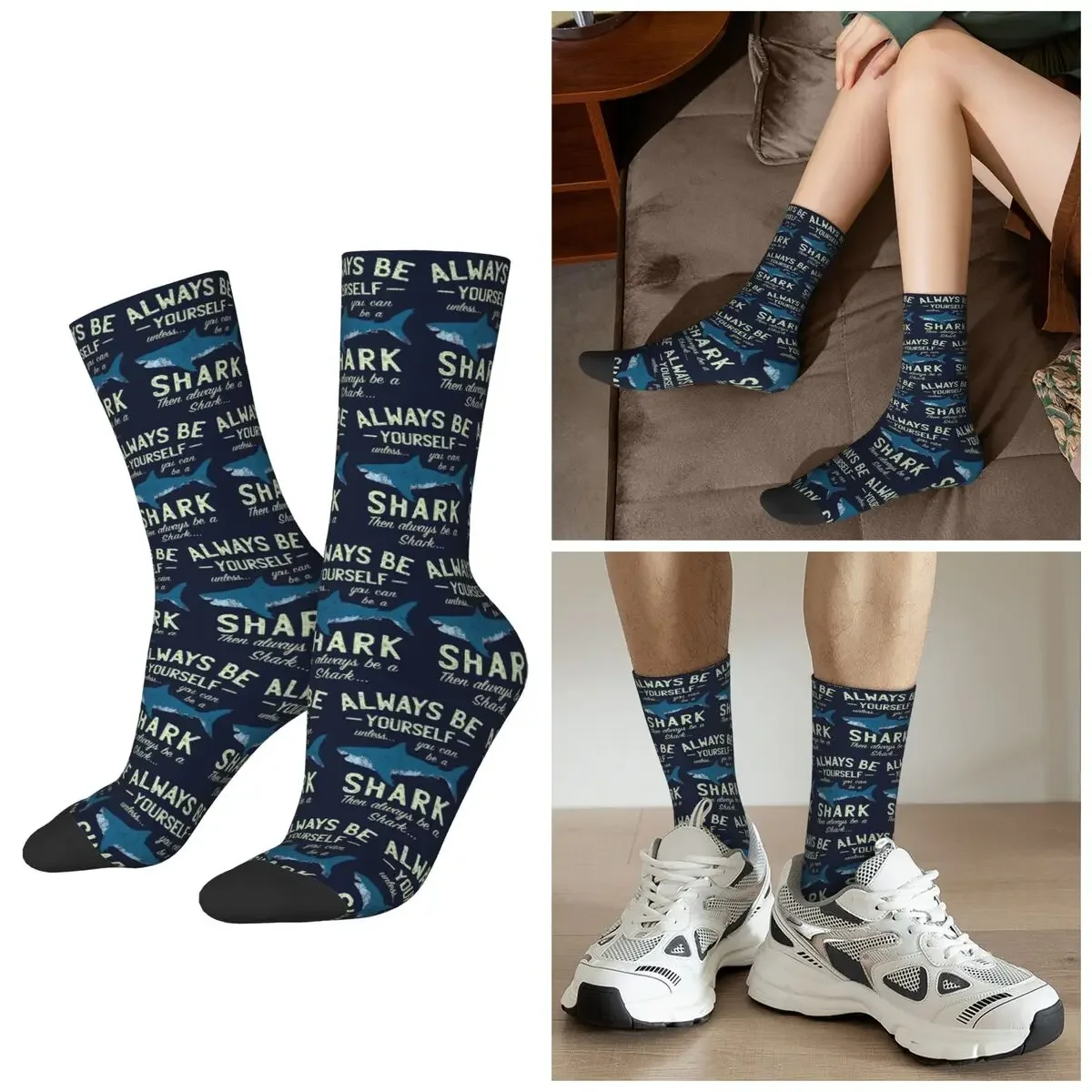 Носки All Seasons Always Be A Shark в стиле Харадзюку, спортивные носки средней длины, забавные носки для мужчин и женщин, подарки на День святого Валентина
Носки All Seasons Always Be A Shark в стиле Харадзюку, спортивные носки средней длины, забавные носки для мужчин и женщин, подарки на День святого Валентина