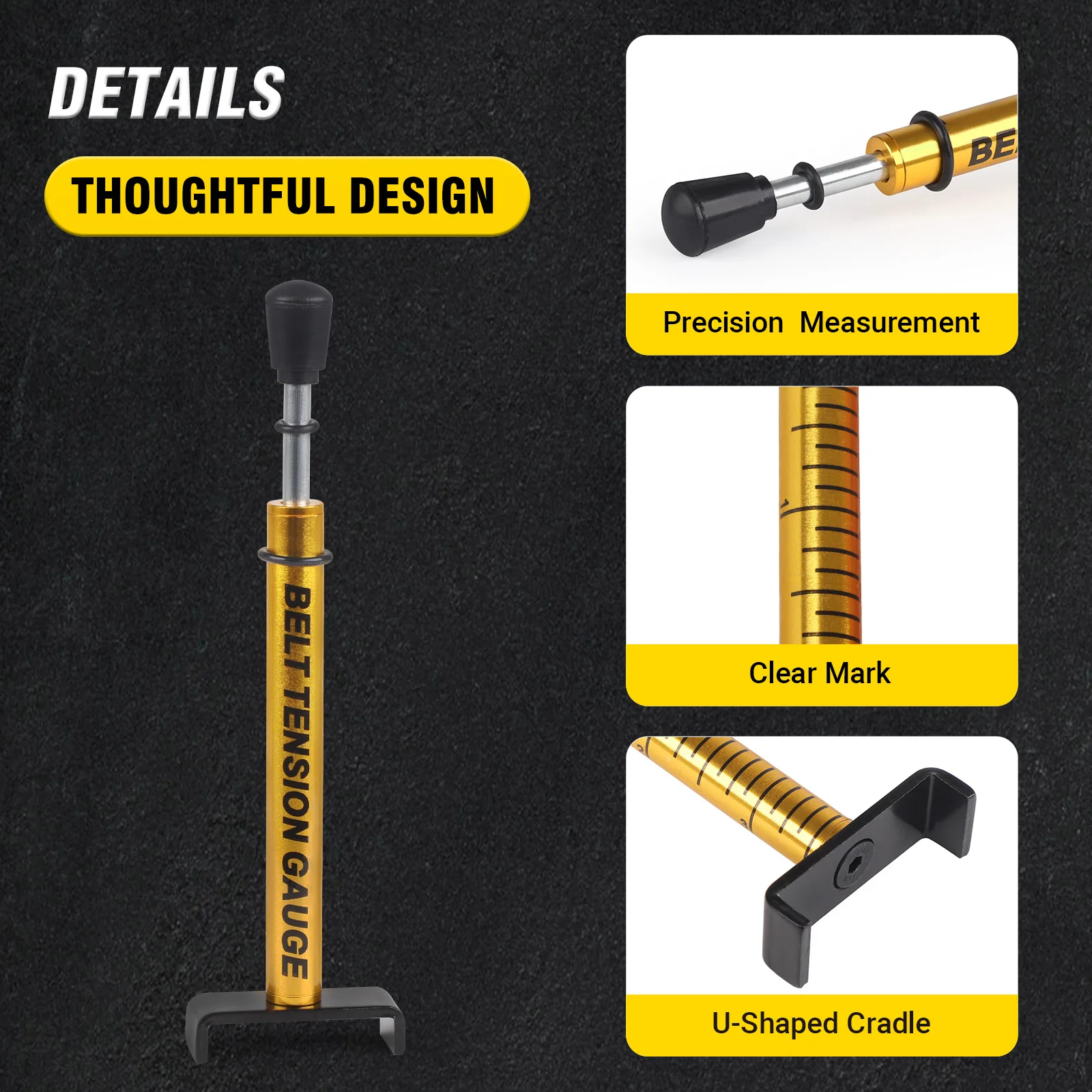 New 10-Lb Belt Tension In Gauge Metal Motorcycle Belt Tension Tool For Accurate Motorcycle Setting Universal Belt Tension Gauge
New 10-Lb Belt Tension In Gauge Metal Motorcycle Belt Tension Tool For Accurate Motorcycle Setting Universal Belt Tension Gauge