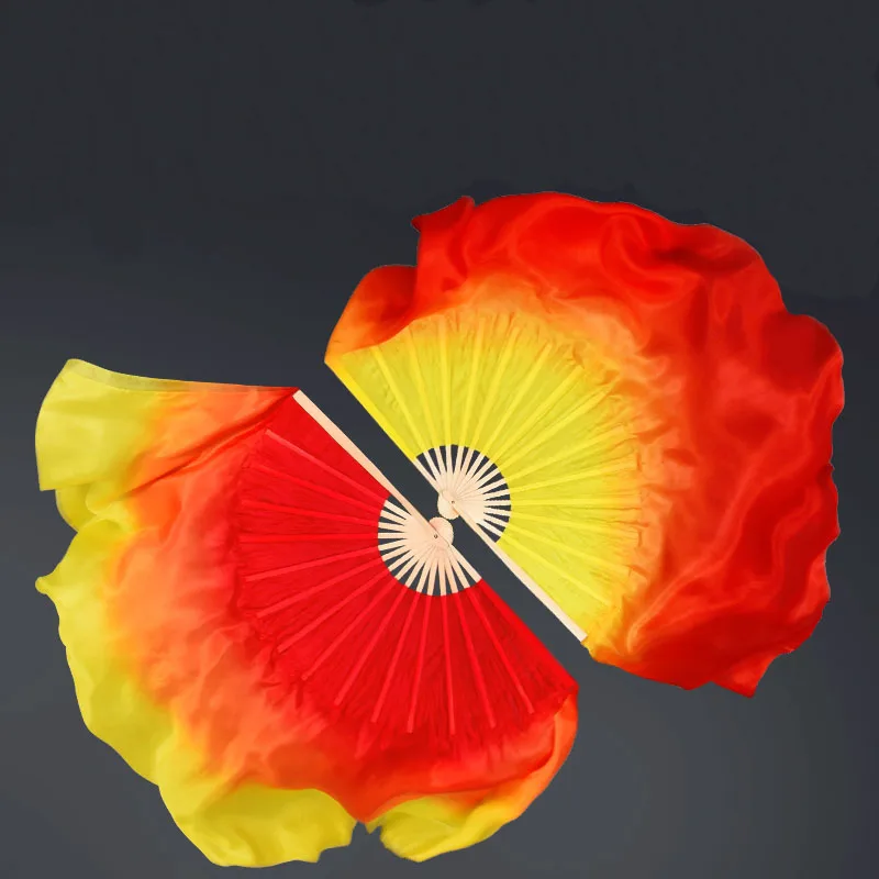 1pair (1L+1R) Gradient color Belly Dance Silk Fan Veils Two-sides real Silk Folding Fan Oriental Dance Props Fans 41cm-86cm long
1pair (1L+1R) Gradient color Belly Dance Silk Fan Veils Two-sides real Silk Folding Fan Oriental Dance Props Fans 41cm-86cm long