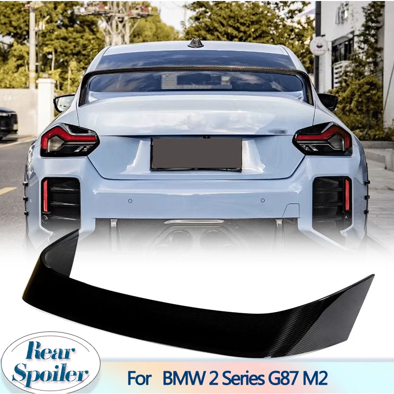 Задний спойлер автомобиля для BMW 2 серии G87 M2 Coupe 2022 2023, сухой карбоновый задний спойлер для губ багажника
Задний спойлер автомобиля для BMW 2 серии G87 M2 Coupe 2022 2023, сухой карбоновый задний спойлер для губ багажника