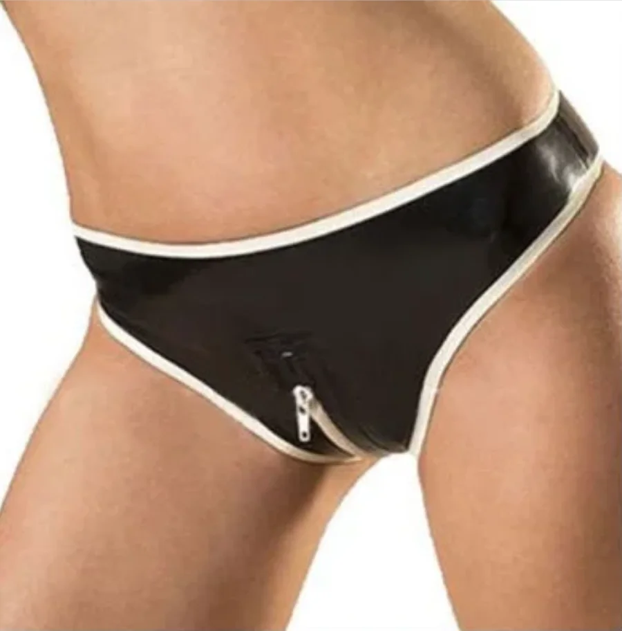Handmade Black Sexy Natural Latex Boxer Short with Crotch Zippers Rubber Panties Underwear
Handmade Black Sexy Natural Latex Boxer Short with Crotch Zippers Rubber Panties Underwear