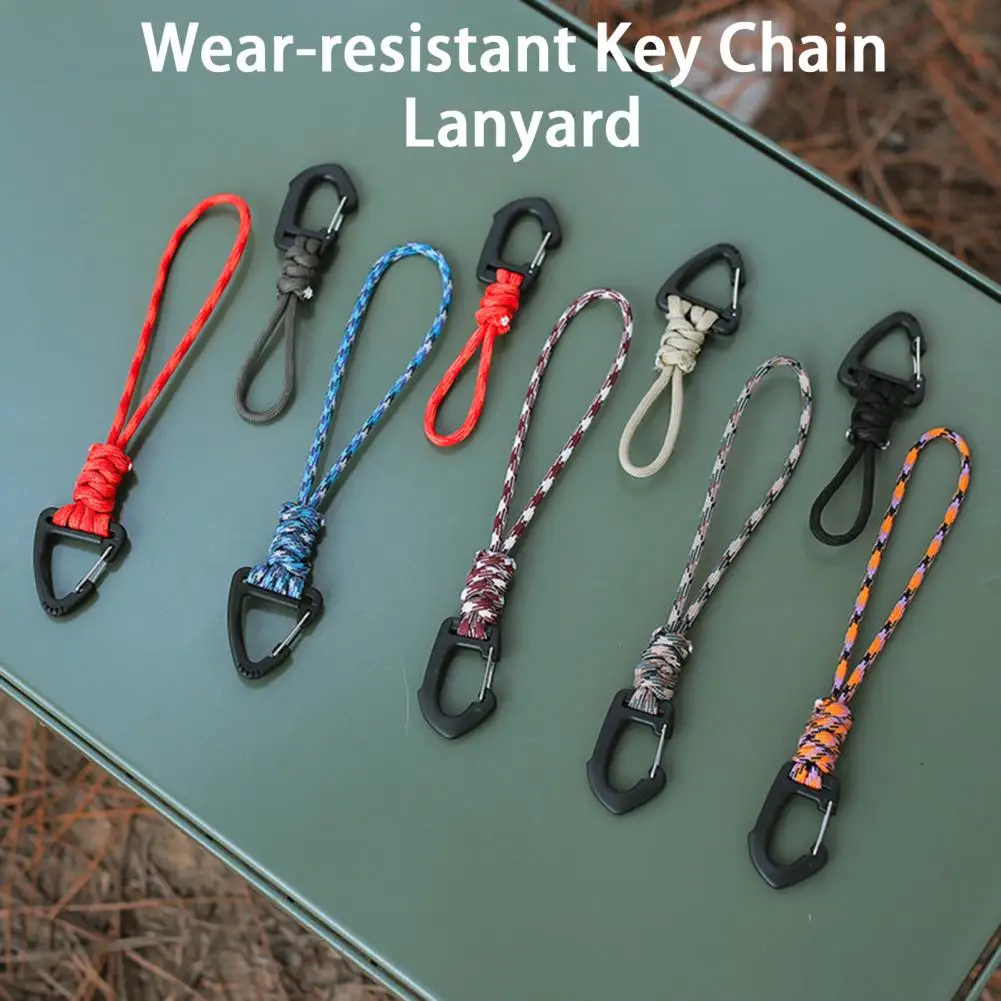 Outdoor Key Lanyard Triangular Clip Key Rope Wrist Hook Camping Key Lanyard Survival Key Chain Anti-lost Hiking Key Rope
Outdoor Key Lanyard Triangular Clip Key Rope Wrist Hook Camping Key Lanyard Survival Key Chain Anti-lost Hiking Key Rope