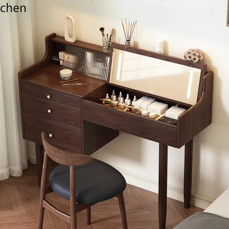 HXL Solid Wood Vanity Table with Storage Cabinet Integrated Flip Cover Makeup Table Makeup Cabinet
HXL Solid Wood Vanity Table with Storage Cabinet Integrated Flip Cover Makeup Table Makeup Cabinet