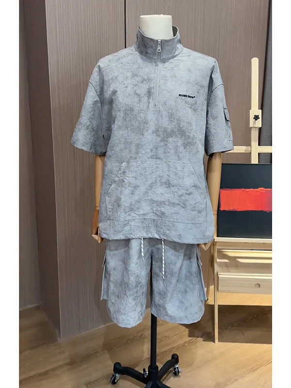 Cool Men's Tie Dye Workwear ort Sve orts American Retro Summer Teenage Sports Suit Casual Sportswear ort Sve T-irt
Cool Men's Tie Dye Workwear ort Sve orts American Retro Summer Teenage Sports Suit Casual Sportswear ort Sve T-irt