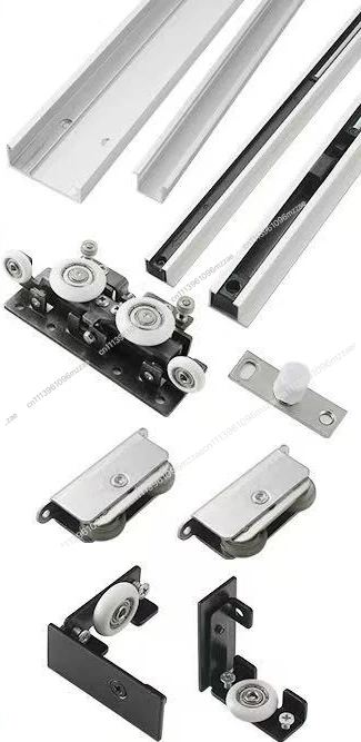 Hardware Track Aluminum Frame Invisible Buffer Hanging Wheel Bathroom Kitchen Sliding Door
Hardware Track Aluminum Frame Invisible Buffer Hanging Wheel Bathroom Kitchen Sliding Door