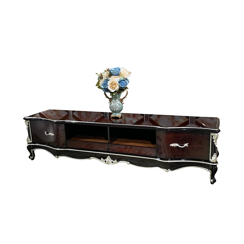 French solid wood TV cabinet European court carving neoclassical TV cabinet
French solid wood TV cabinet European court carving neoclassical TV cabinet