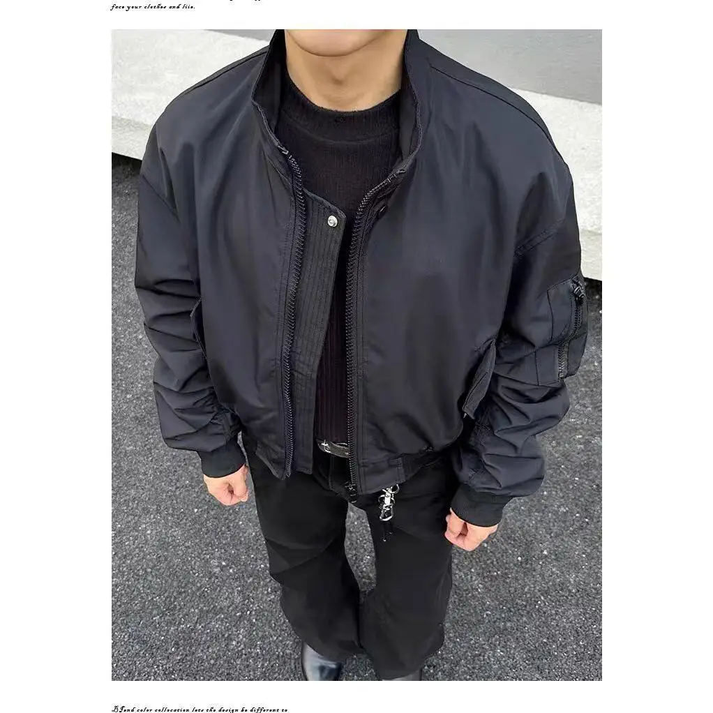 Early Spring American Sle Casual Baseball Jaet Men's Loose Fit Versatile Faionable Couple's Outerwear Spring Autumn
Early Spring American Sle Casual Baseball Jaet Men's Loose Fit Versatile Faionable Couple's Outerwear Spring Autumn