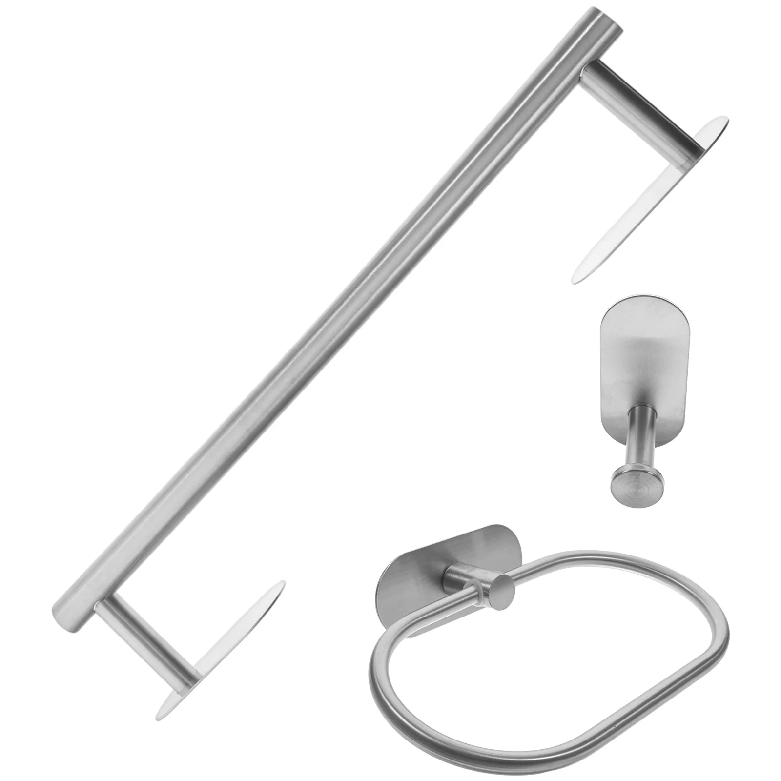 1 комплект, стеллаж для хранения полотенец для ванной комнаты, без гвоздей, из нержавеющей стали, подвесной столб без перфоратора, кольцо для полотенец для рук, настенный держатель-органайзер
1 комплект, стеллаж для хранения полотенец для ванной комнаты, без гвоздей, из нержавеющей стали, подвесной столб без перфоратора, кольцо для полотенец для рук, настенный держатель-органайзер