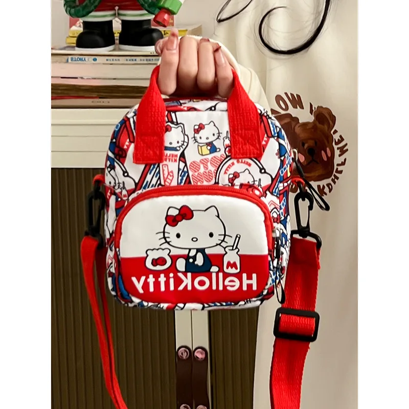 Sweet Hello Kitty Anime Kawaii Sanrio Ins Printed Casual Storage Bag Cute Cartoon Soft Crossbody Backpack Gifts for Girls
Sweet Hello Kitty Anime Kawaii Sanrio Ins Printed Casual Storage Bag Cute Cartoon Soft Crossbody Backpack Gifts for Girls