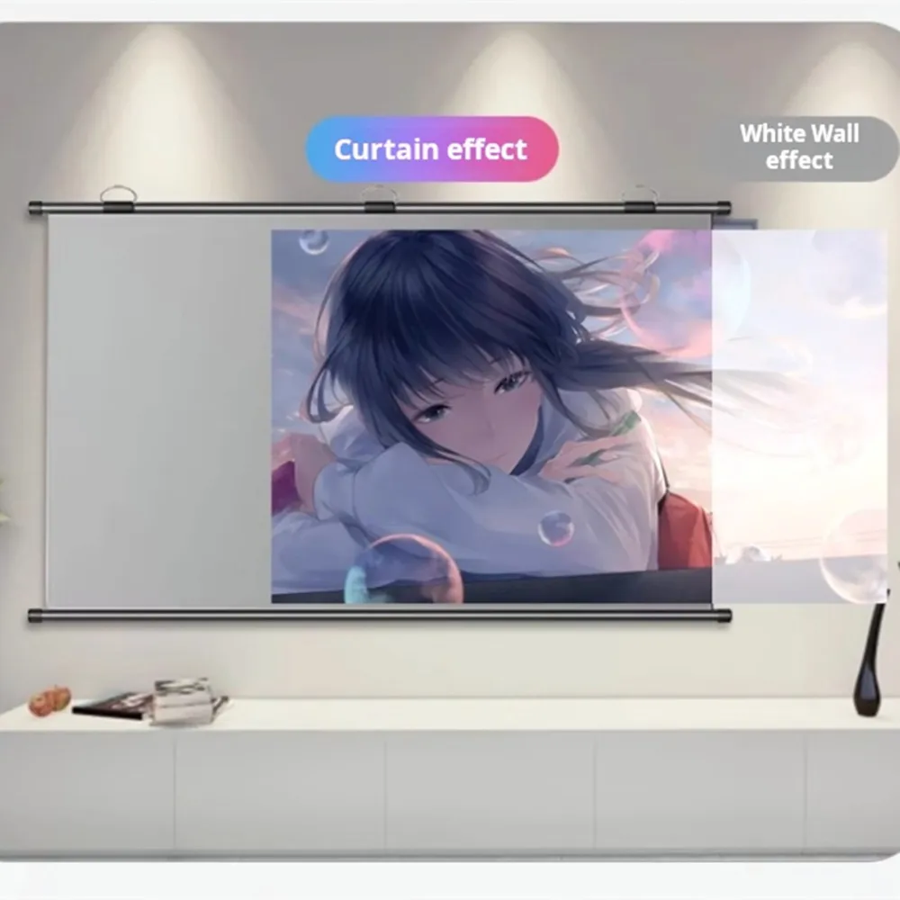 DAHUI 100 Inch Projector Screen 16:9 4K HD 1080 Wall Mount Movie Screen for Family Home Office Movie Theater HY300300 Dedicated
DAHUI 100 Inch Projector Screen 16:9 4K HD 1080 Wall Mount Movie Screen for Family Home Office Movie Theater HY300300 Dedicated