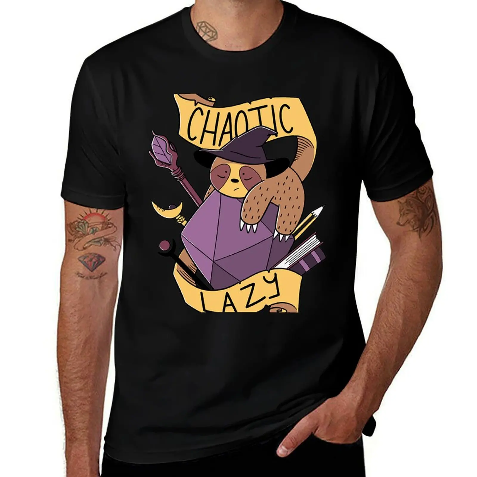 RPG Sloth T-Shirt funny t shirts dark humor black cotton t-shirt plain for man package T-Shirt
RPG Sloth T-Shirt funny t shirts dark humor black cotton t-shirt plain for man package T-Shirt