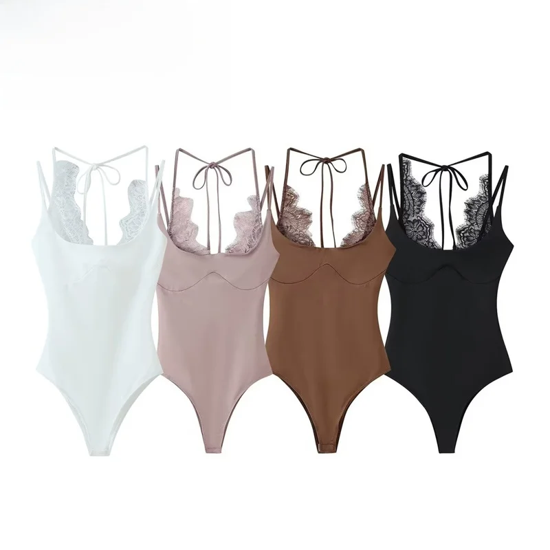 New Women's Lace Jumpsuit RS Fashion Collar Splice Match All Styles Commute Straight Tube mid Waist Short Polyester Fiber
New Women's Lace Jumpsuit RS Fashion Collar Splice Match All Styles Commute Straight Tube mid Waist Short Polyester Fiber
