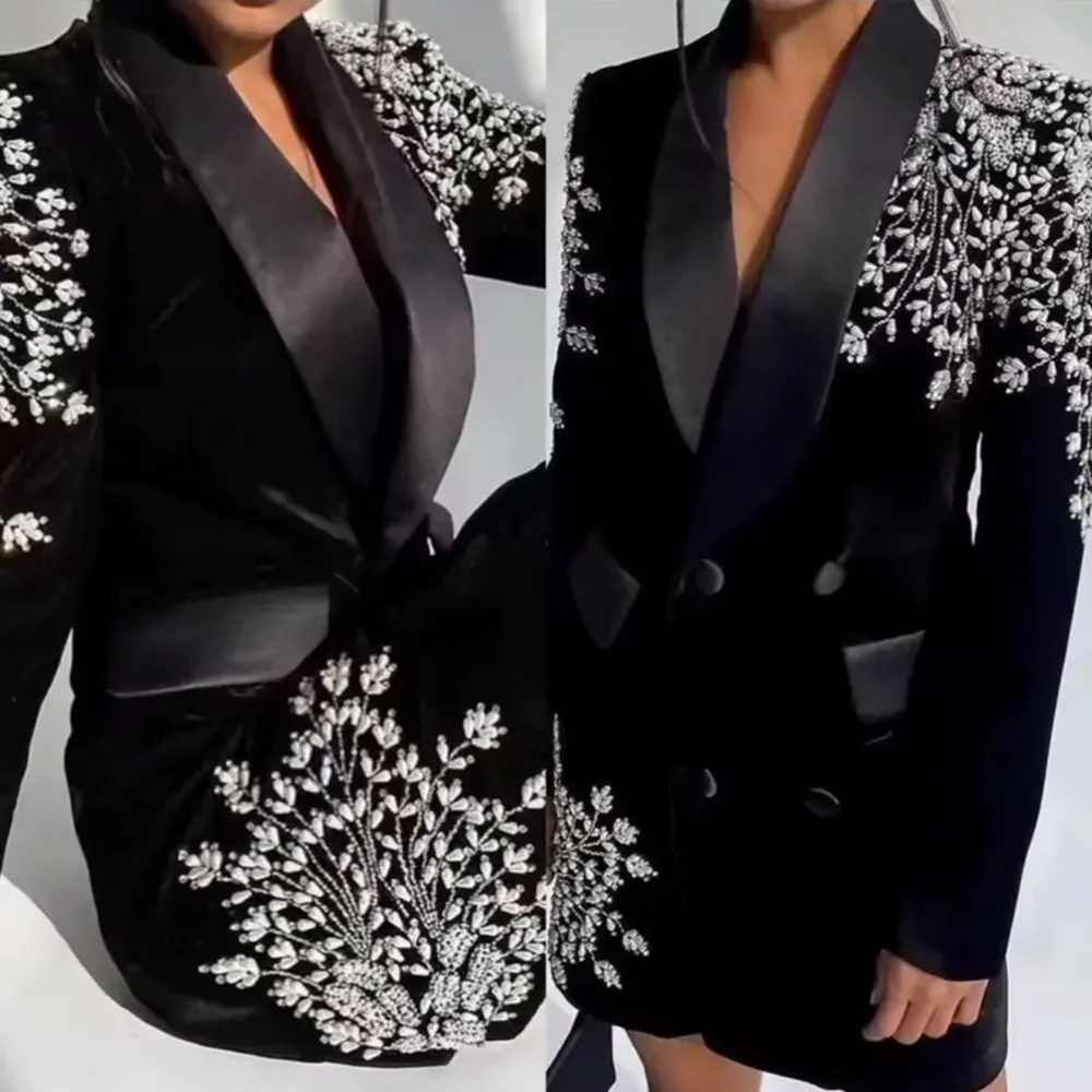 Classic V-Neck Appliquins Full Sleeve Button Formal Evening Dresses Birthday Party Prom Gowns Customized
Classic V-Neck Appliquins Full Sleeve Button Formal Evening Dresses Birthday Party Prom Gowns Customized