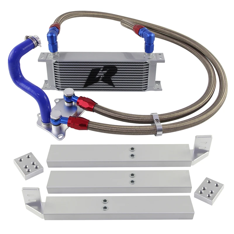 AN8 8-AN Oil Cooler Kit 13 /16 Rows for VW Golf MK7 GTI/R VII 2.0L Audi A3/S3 8V Tiguan Skoda Octavia 2012+ EA888 Gen.3 Aluminum
AN8 8-AN Oil Cooler Kit 13 /16 Rows for VW Golf MK7 GTI/R VII 2.0L Audi A3/S3 8V Tiguan Skoda Octavia 2012+ EA888 Gen.3 Aluminum