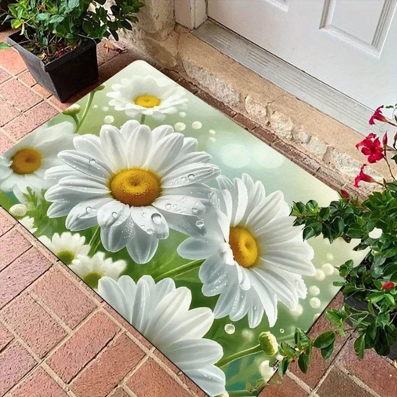 1PC HD Daisy Pattern Door Mats Kitchen Rugs Non-Slip Pop arts design Bedroom Rugs Bath Mat Carpet for Home Sink Laundry Decor
1PC HD Daisy Pattern Door Mats Kitchen Rugs Non-Slip Pop arts design Bedroom Rugs Bath Mat Carpet for Home Sink Laundry Decor