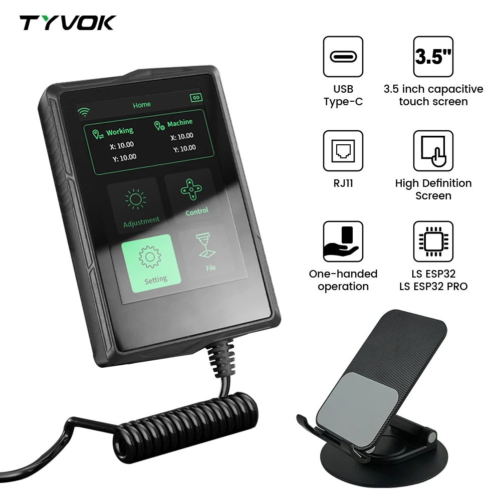 Tyvok 3.5" Touch Screen Kit Laser Engraver Portable Handheld Display Compatible Spider A1 800L Series Touch High Display
Tyvok 3.5" Touch Screen Kit Laser Engraver Portable Handheld Display Compatible Spider A1 800L Series Touch High Display
