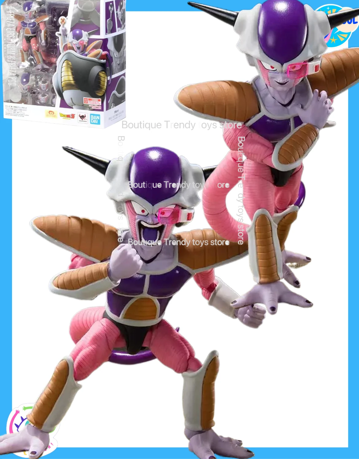 Оригинальная фигурка Bandai SHF Dragon Ball Z: Фриза (Первая форма) и Фриза-Под, аниме-фигурка, модель для битв, игрушка
Оригинальная фигурка Bandai SHF Dragon Ball Z: Фриза (Первая форма) и Фриза-Под, аниме-фигурка, модель для битв, игрушка