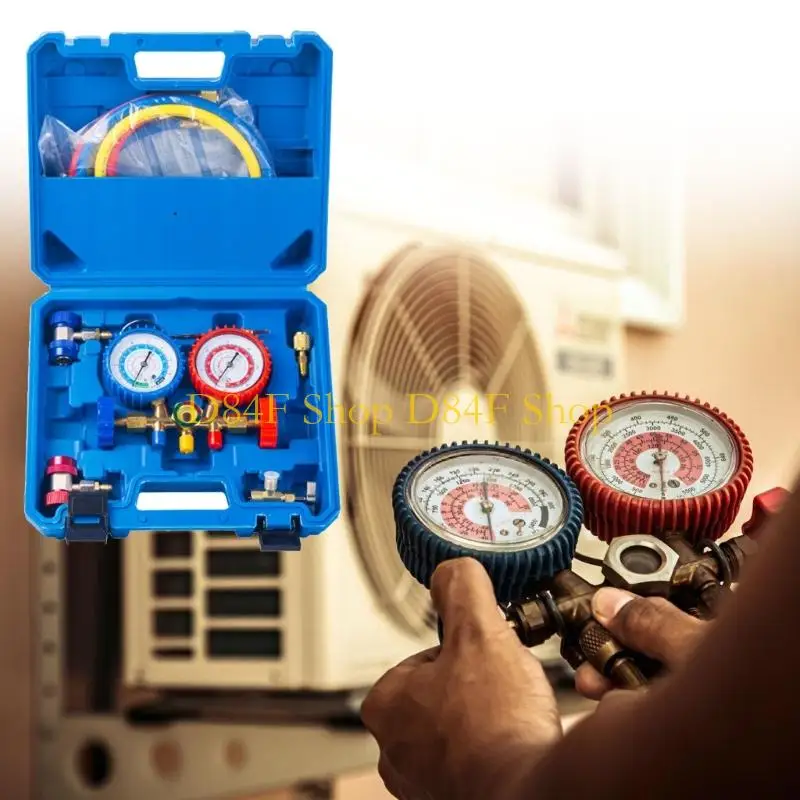 D84F Coolant Automotive Meter Snow Pressure Meter Double Meter Gauge for R134a
D84F Coolant Automotive Meter Snow Pressure Meter Double Meter Gauge for R134a