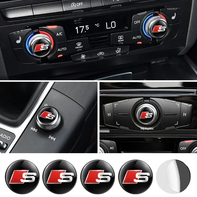 4Pcs Multimedia Center Console Knob Button Panel Cover Decoration Sticker Decal Accessories For Audi Q5 Q7 Q3 A3 A4 A6 A5 A1 A8
4Pcs Multimedia Center Console Knob Button Panel Cover Decoration Sticker Decal Accessories For Audi Q5 Q7 Q3 A3 A4 A6 A5 A1 A8