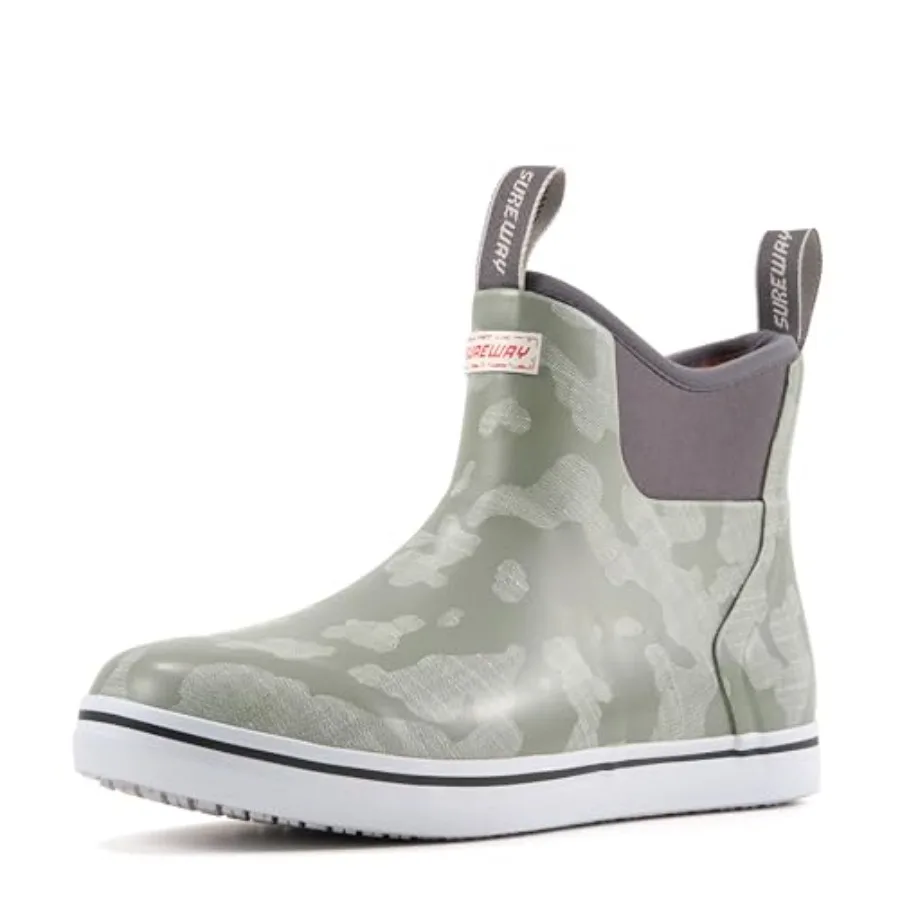 SUREWAY Men's Ankle Fishing Deck Boots for Men-WaterproofProfessional Non-Slip Soles for Wet Slippery Surface Neoprene Rubber R
SUREWAY Men's Ankle Fishing Deck Boots for Men-WaterproofProfessional Non-Slip Soles for Wet Slippery Surface Neoprene Rubber R