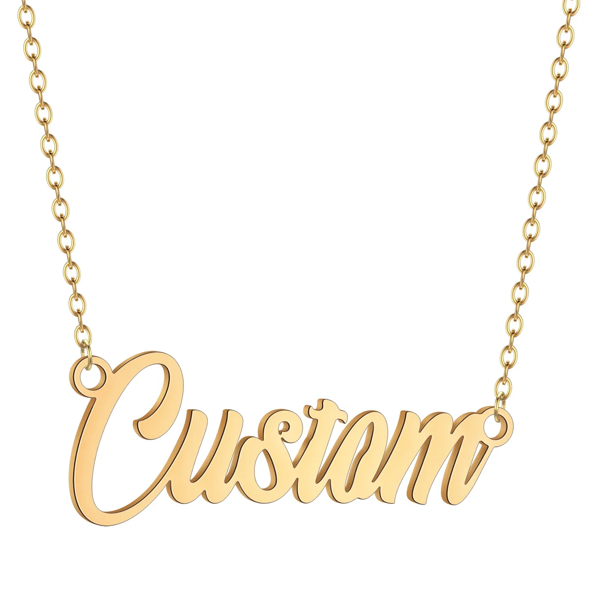 Cxwind Custom Name Necklace Personalized Golden Choker Stainless Steel Necklace For Women Man Customized Jewelry Weddings Gifts
Cxwind Custom Name Necklace Personalized Golden Choker Stainless Steel Necklace For Women Man Customized Jewelry Weddings Gifts