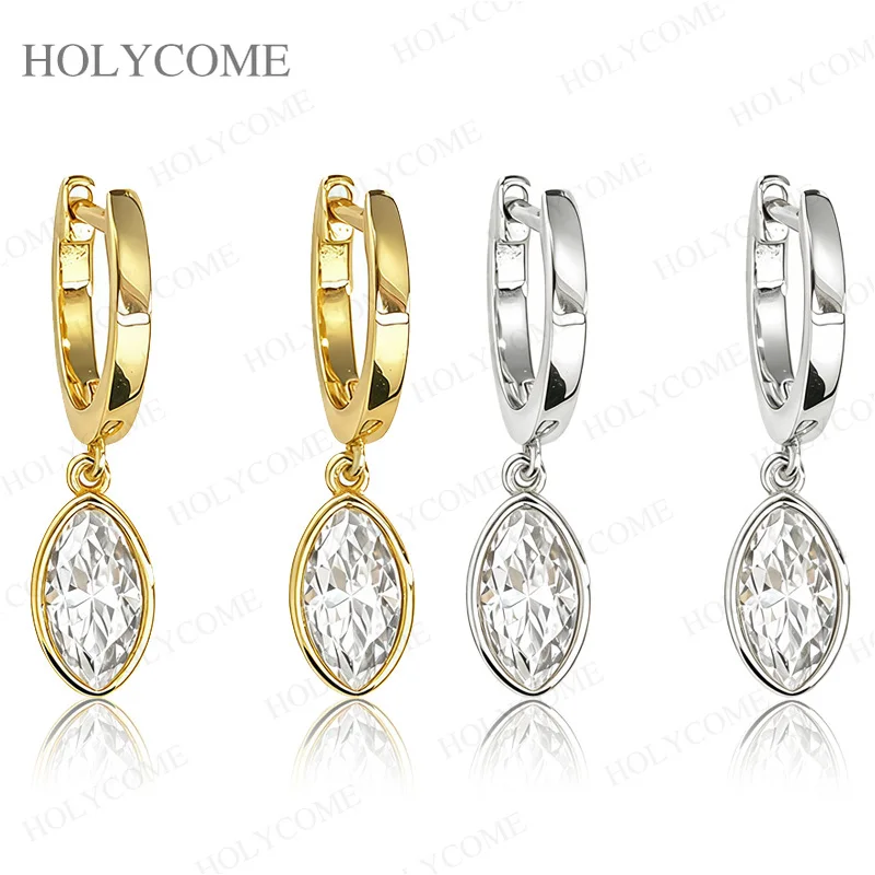 1-2ct Marquise Cut Moissanite Huggie Earrings 925 Sterling Silver Gold Plated D Color Daily Wear Fine Jewelry
1-2ct Marquise Cut Moissanite Huggie Earrings 925 Sterling Silver Gold Plated D Color Daily Wear Fine Jewelry