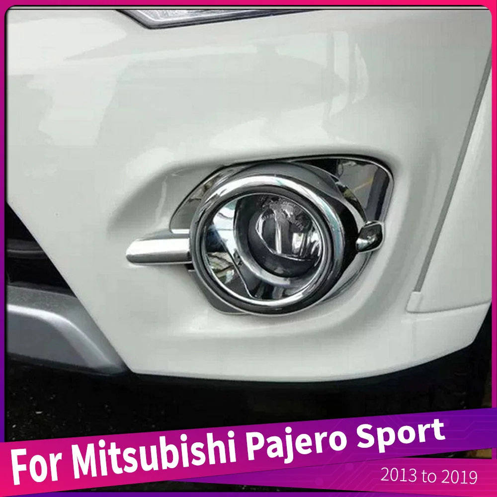 Для Mitsubishi Pajero Sport от 2013 до 2019 Автомобильная фара противотуманная фара Обложка ABS Хромированная передняя противотуманная фара рамка
Для Mitsubishi Pajero Sport от 2013 до 2019 Автомобильная фара противотуманная фара Обложка ABS Хромированная передняя противотуманная фара рамка