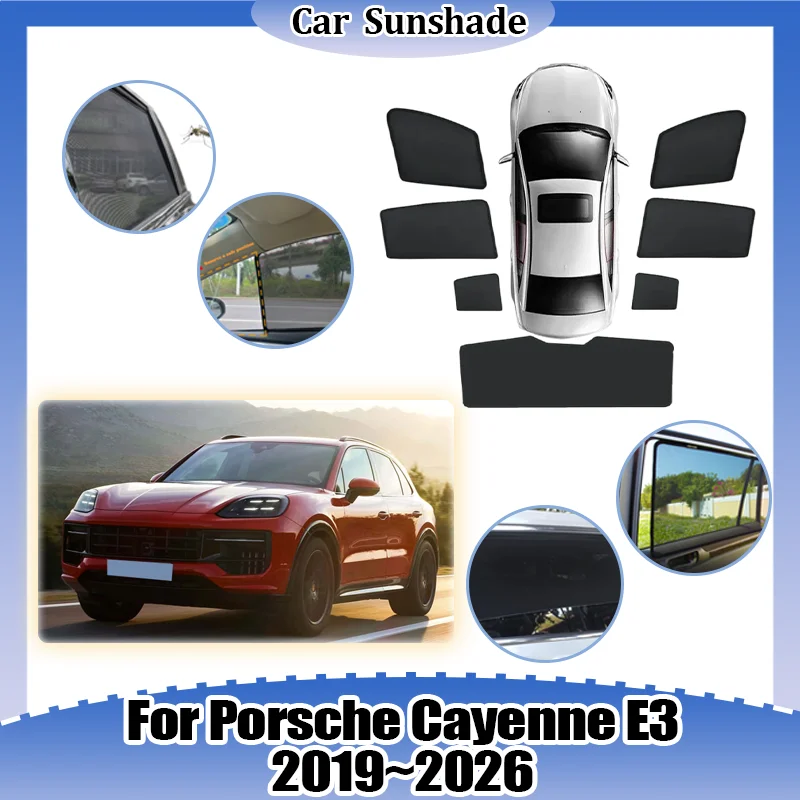 Солнцезащитная сетка на лобовое стекло для Porsche Cayenne E3 2019-2026: теплоизоляция, защита от УФ-лучей, автомобильные аксессуары
Солнцезащитная сетка на лобовое стекло для Porsche Cayenne E3 2019-2026: теплоизоляция, защита от УФ-лучей, автомобильные аксессуары