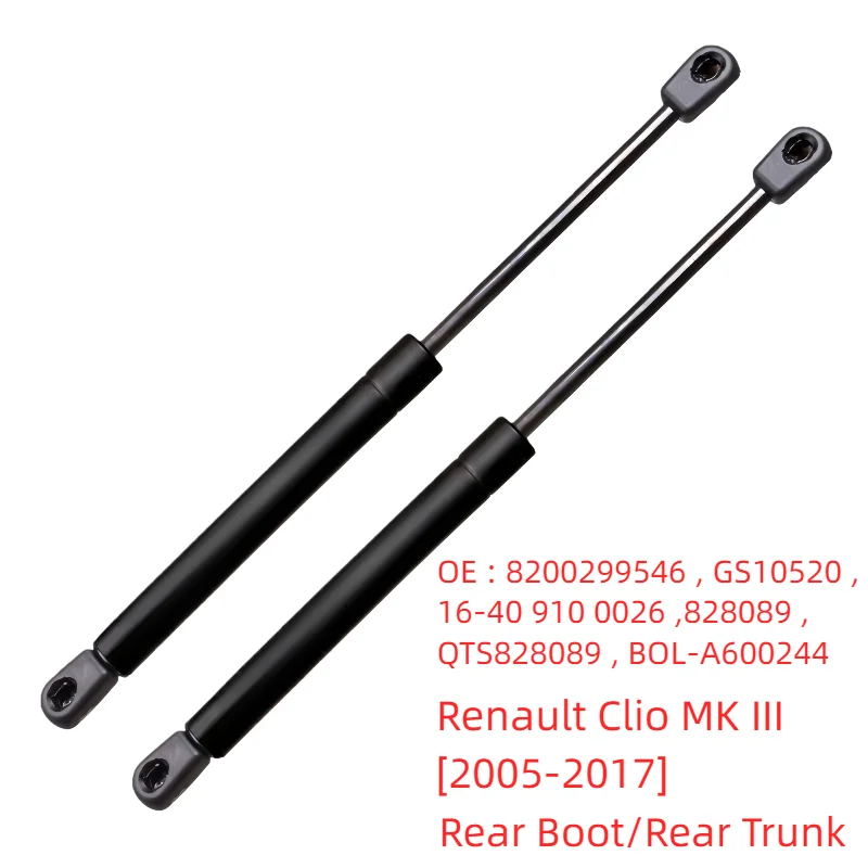 2Pcs Rear Trunk Support Rod Shock Prop 8200299546 For Renault Clio MK III 2005 - 2017 Hatchback Boot Gas Springs Lifts Struts
2Pcs Rear Trunk Support Rod Shock Prop 8200299546 For Renault Clio MK III 2005 - 2017 Hatchback Boot Gas Springs Lifts Struts