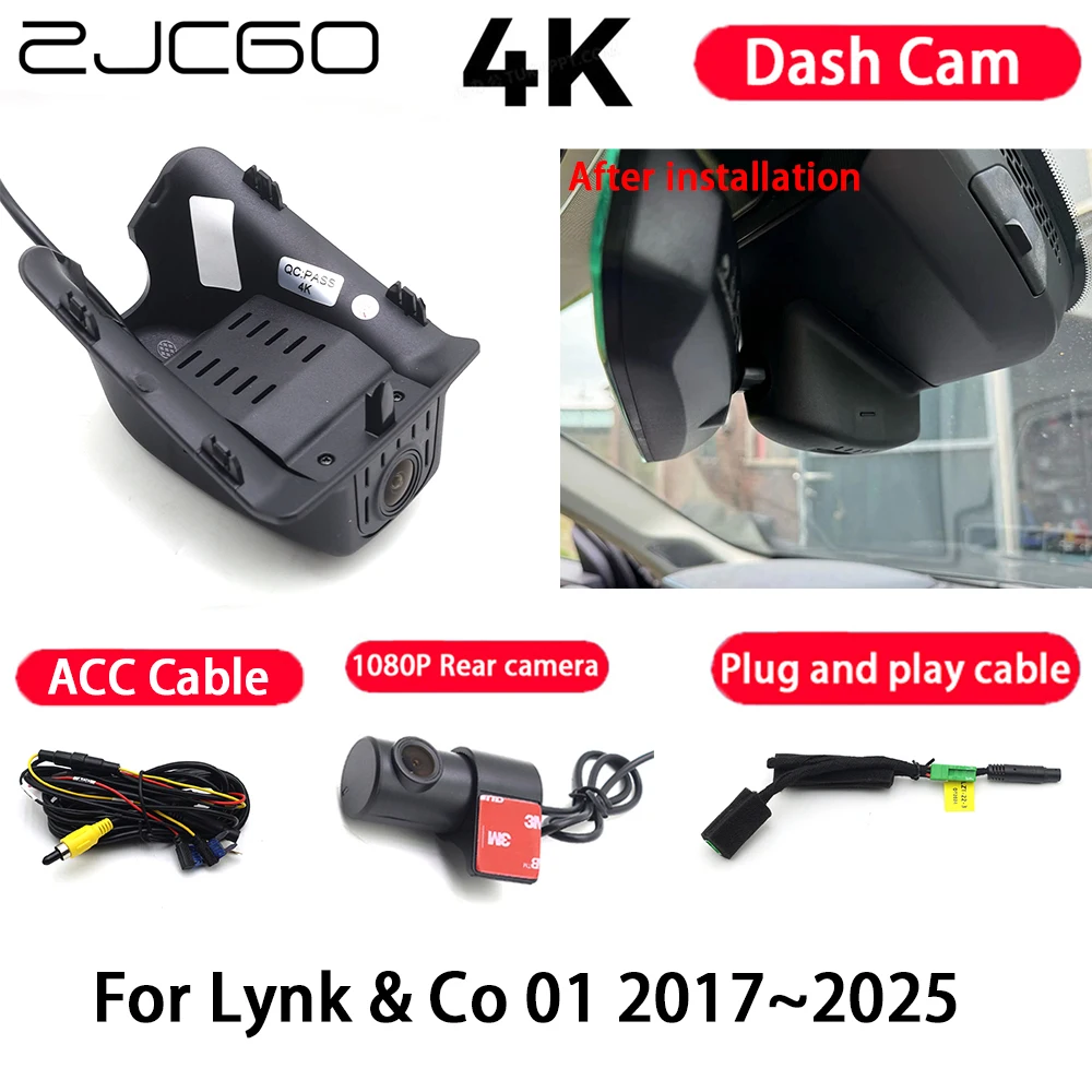 Car Camera 4K Plug and Play Dash Cam Video Recorder Night Vision for Lynk & Co 01 2017-2025
Car Camera 4K Plug and Play Dash Cam Video Recorder Night Vision for Lynk & Co 01 2017-2025