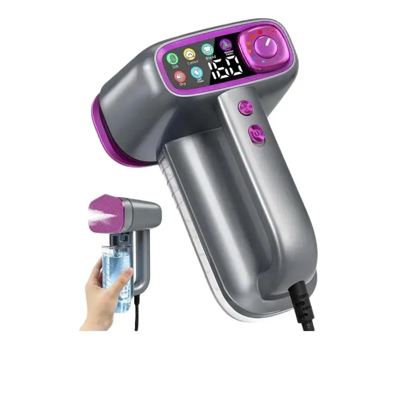 NEW Design 110v 220v 1200w 160ml Digital LCD Display Handheld Clothes Steamer with Self-cleaning Portable Garment Steamer
NEW Design 110v 220v 1200w 160ml Digital LCD Display Handheld Clothes Steamer with Self-cleaning Portable Garment Steamer