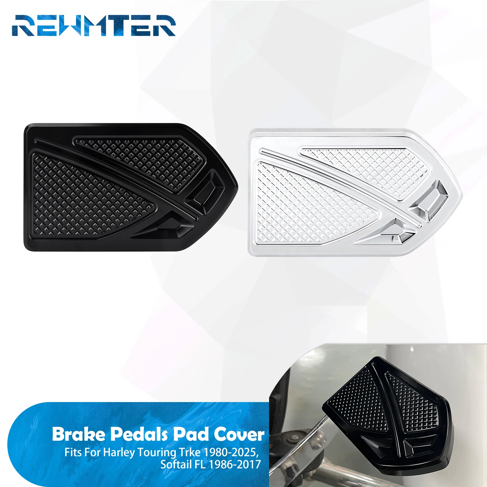 Motorcycle Footrest Brake Pedals Footpegs Pad Cover For Harley Dyna FLD 12-2016 Touring Road Street Glide1980-Up Softail 1986-17
Motorcycle Footrest Brake Pedals Footpegs Pad Cover For Harley Dyna FLD 12-2016 Touring Road Street Glide1980-Up Softail 1986-17