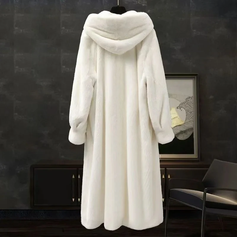 Women Winter Jacket New Faux Mink Fur Coat Noble Middle-aged Elderly Mothers Thick Warm Fluffy Hairy Soft Hooded Furry Overcoat
Women Winter Jacket New Faux Mink Fur Coat Noble Middle-aged Elderly Mothers Thick Warm Fluffy Hairy Soft Hooded Furry Overcoat