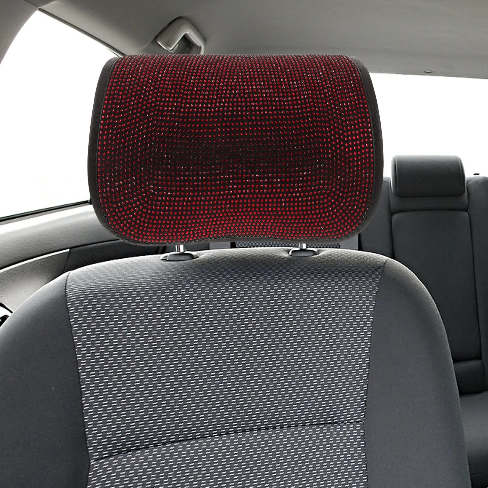 2Pcs Sparkling Rhinestone Car Headrest Covers Bling Headrest Protector for Cars Stylish Breathable Universal Car Accessories
2Pcs Sparkling Rhinestone Car Headrest Covers Bling Headrest Protector for Cars Stylish Breathable Universal Car Accessories
