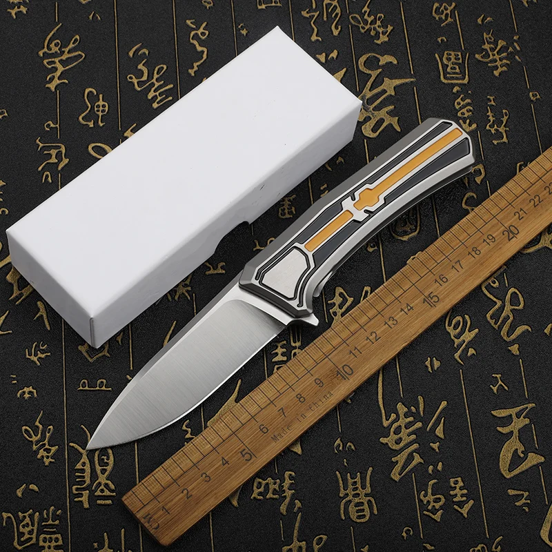 VG10 steel TC4 titanium alloy handle folding knife outdoor self-defense camping hiking survival portable tool knife
VG10 steel TC4 titanium alloy handle folding knife outdoor self-defense camping hiking survival portable tool knife