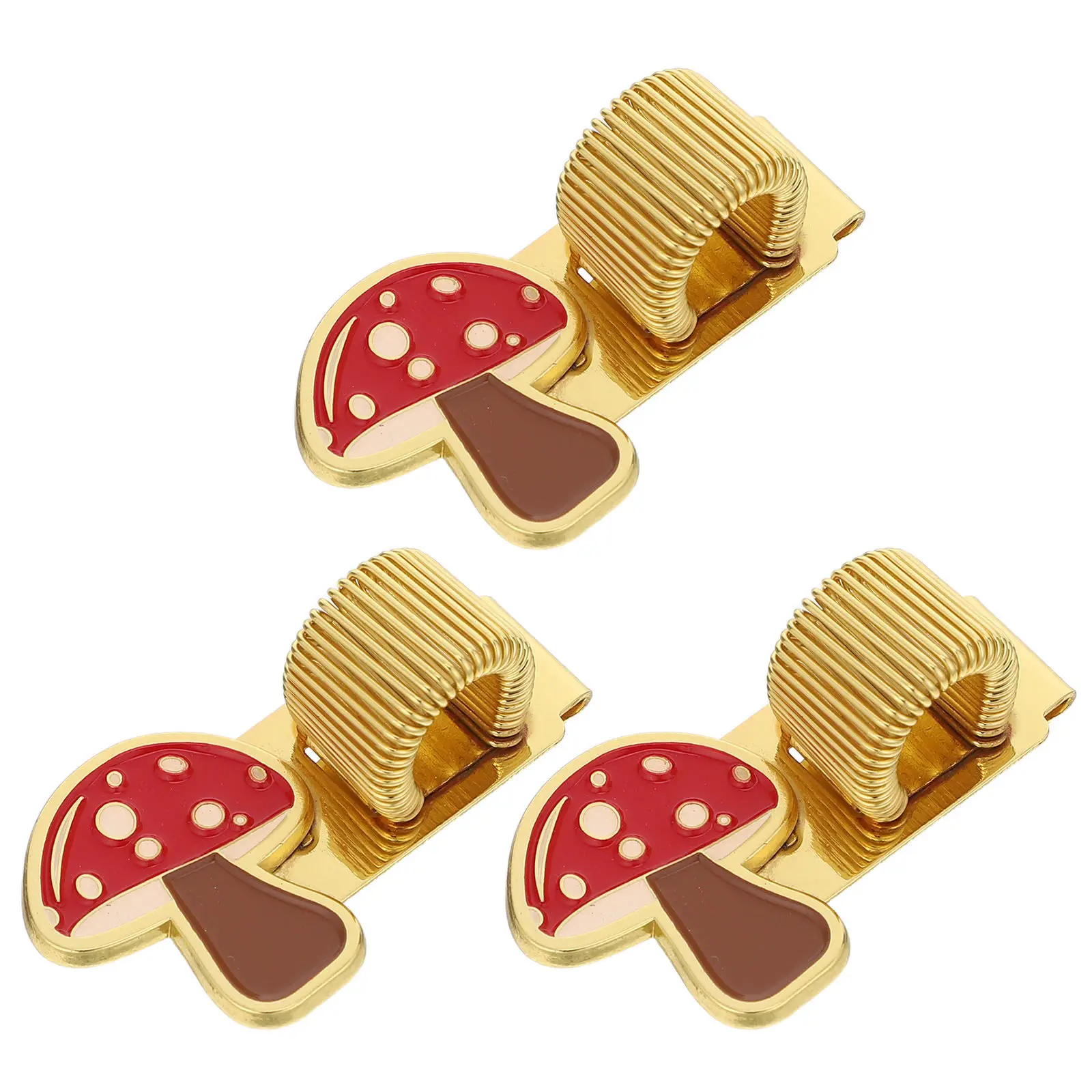 3Pcs Mushroom Shaped Metal Pen Holder Clip Zinc Alloy Spring Clip for Notebooks Planners Clipboard Journal Pen Pencil Organizer
3Pcs Mushroom Shaped Metal Pen Holder Clip Zinc Alloy Spring Clip for Notebooks Planners Clipboard Journal Pen Pencil Organizer