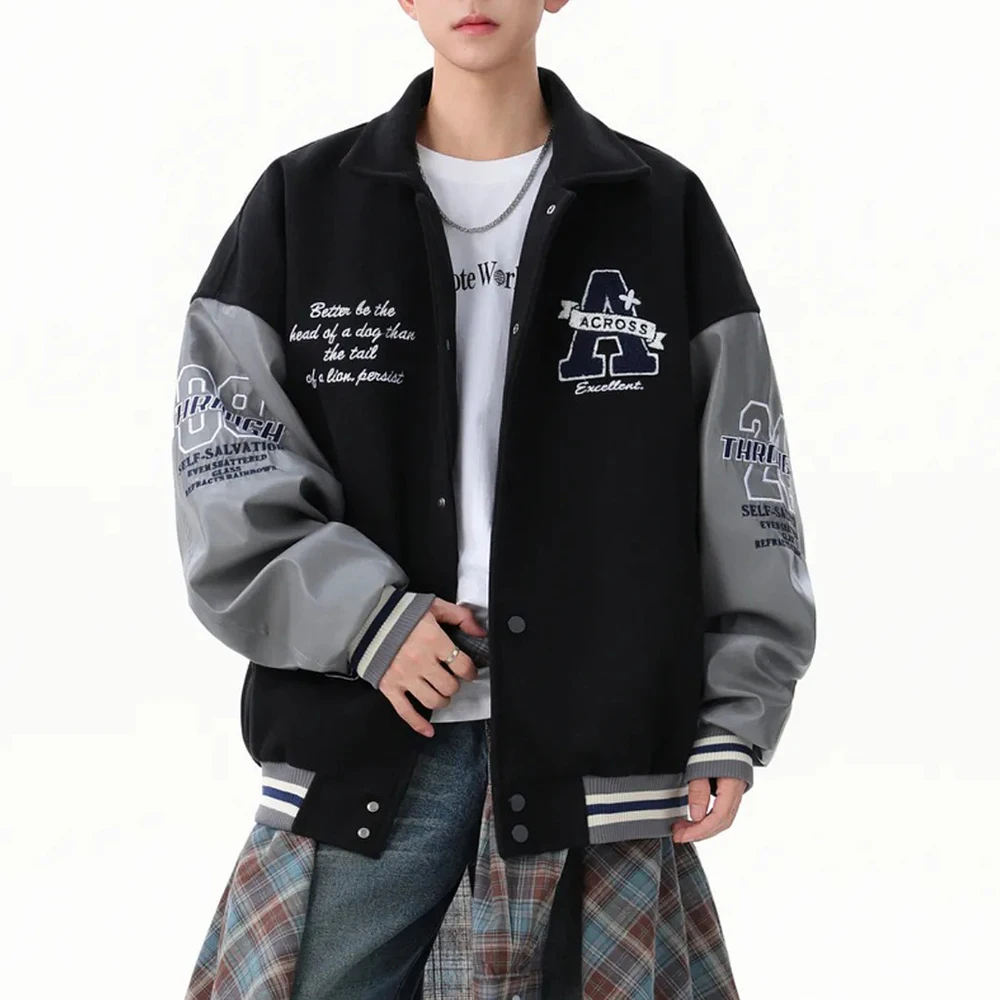 Новая зимняя мужская куртка с длинными рукавами и вышивкой, унисекс, американский ретро-модный тренд, свободный повседневный мужской топ на High Street, 2025 г.
Новая зимняя мужская куртка с длинными рукавами и вышивкой, унисекс, американский ретро-модный тренд, свободный повседневный мужской топ на High Street, 2025 г.