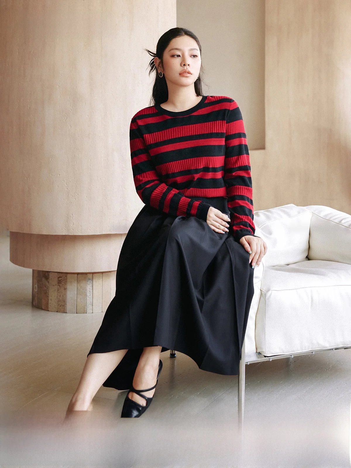 Plusmall Holiday Love Letter 2024, новый корейский Sle Lazy Color Blo, полосатый круглый пуловер, свитер, женский топ
Plusmall Holiday Love Letter 2024, новый корейский Sle Lazy Color Blo, полосатый круглый пуловер, свитер, женский топ