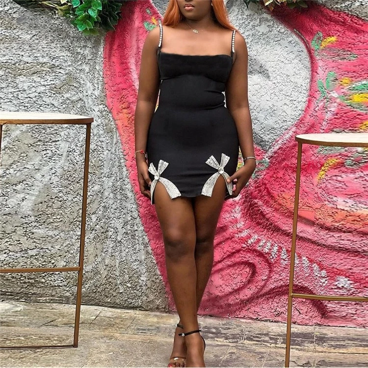 Elegant Rhinestone Black Dress Women Hipster Sexy Spaghetti Strap Sleeveless Bodycon Mini Dresses
Elegant Rhinestone Black Dress Women Hipster Sexy Spaghetti Strap Sleeveless Bodycon Mini Dresses