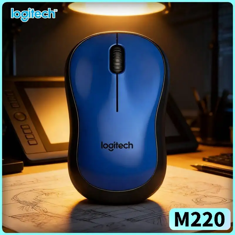 Беспроводная бесшумная мышь Logitech M220, 2,4 ГГц, USB-адаптер Nano Dongle, 1000 DPI, 18 месяцев автономной работы, аксессуар для настольных ПК и ноутбуков
Беспроводная бесшумная мышь Logitech M220, 2,4 ГГц, USB-адаптер Nano Dongle, 1000 DPI, 18 месяцев автономной работы, аксессуар для настольных ПК и ноутбуков