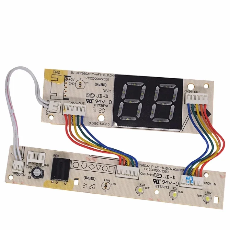 Новая панель дисплея кондиционера Midea CE-KFR26G/N1Y-AF1-B JD (ROHS), приемная плата дистанционного управления 1712200002550
Новая панель дисплея кондиционера Midea CE-KFR26G/N1Y-AF1-B JD (ROHS), приемная плата дистанционного управления 1712200002550
