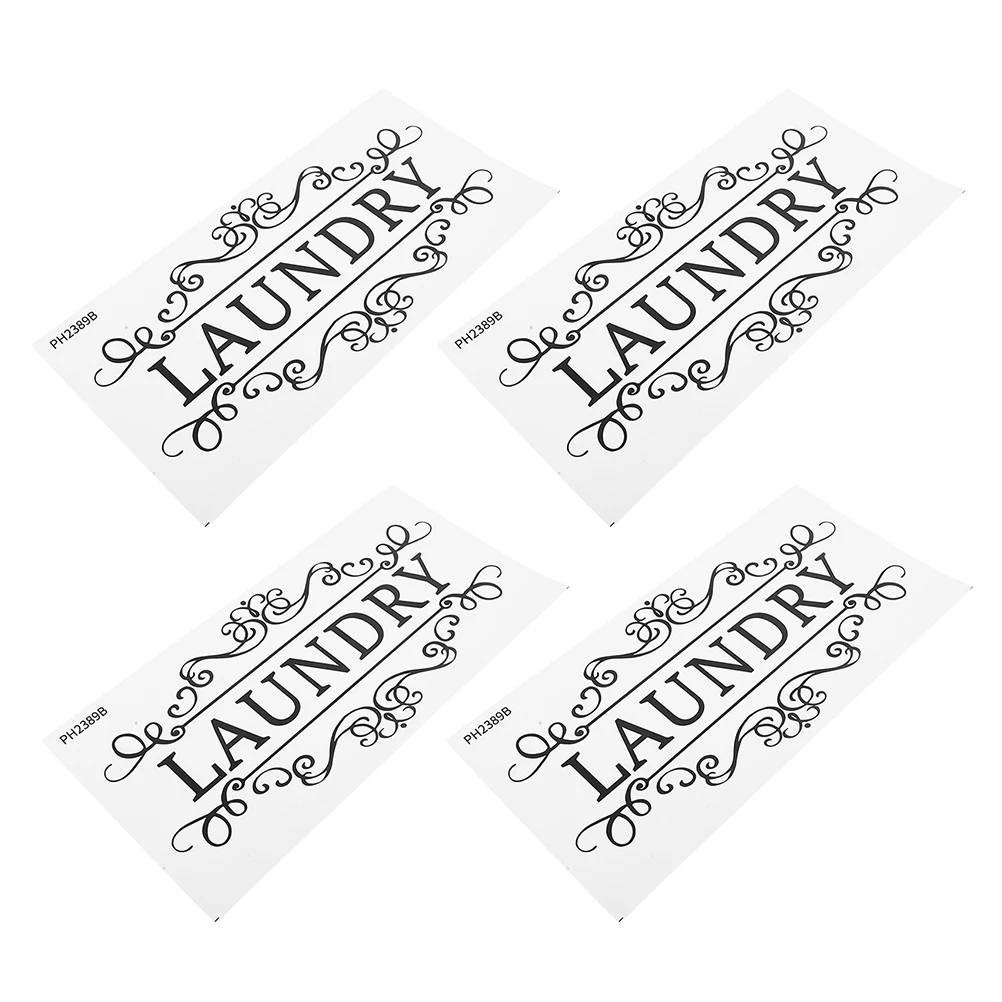 4pcs Laundry Room Wall Decals Waterproof Removable Stickers Black LAUNDRY Home Farmhouse Decor Bathroom Accessories
4pcs Laundry Room Wall Decals Waterproof Removable Stickers Black LAUNDRY Home Farmhouse Decor Bathroom Accessories