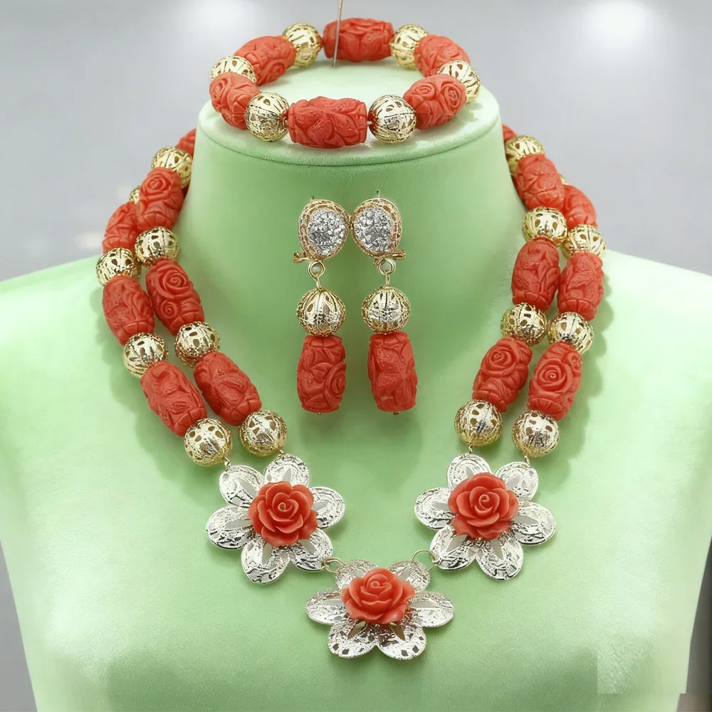Synthetic Stone Flower Necklace Earrings Bracelet for Women Jewelry Sets African Bridal Beads Nigerian Wedding Statement Choker
Synthetic Stone Flower Necklace Earrings Bracelet for Women Jewelry Sets African Bridal Beads Nigerian Wedding Statement Choker